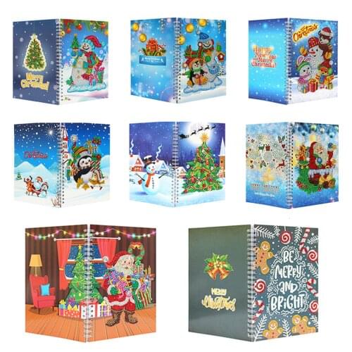 DIY Special Shaped Diamond Painting Notebook Diary Book Sketchbook Embroidery Diamond Cross Stitch Craft Gift Coil notebook