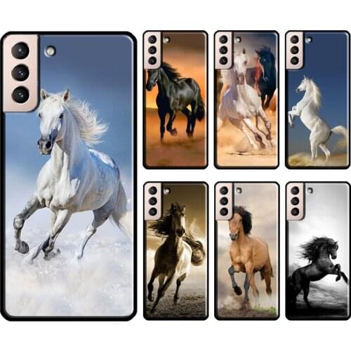Running horses Phone Cover For Samsung Galaxy S21 S20 Ultra Note 20 Note 10 S8 S9 S10 Plus S20 FE Case