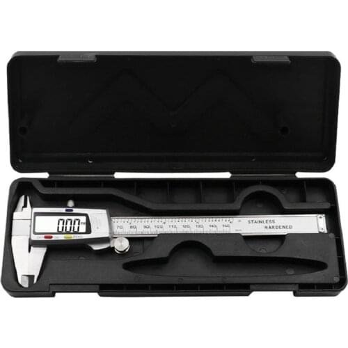 New Measuring Tool Stainless Steel Digital Caliper 6 "150mm Messschieber paquimetro measuring instrument Vernier Calipers