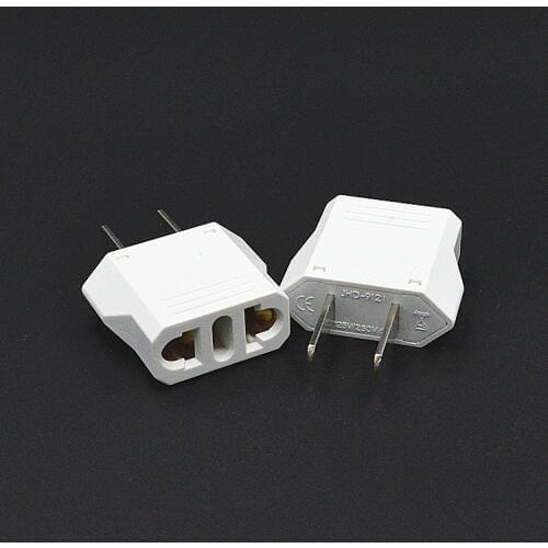 Travel Charger Plug Adapter EURO EU AU TO US USA 10PCS/lot