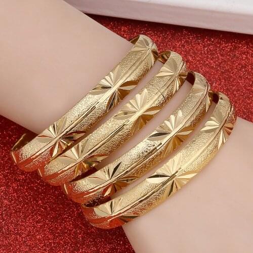 Dubai Gold Bangle Ethiopian Bangle Bracelet Bangle African Women Jewelry Gold Dubai Circle Bangles Bracelet
