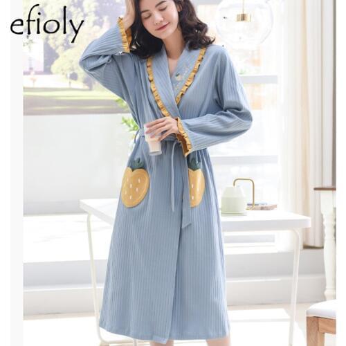 Efioly Women's Cotton Robes