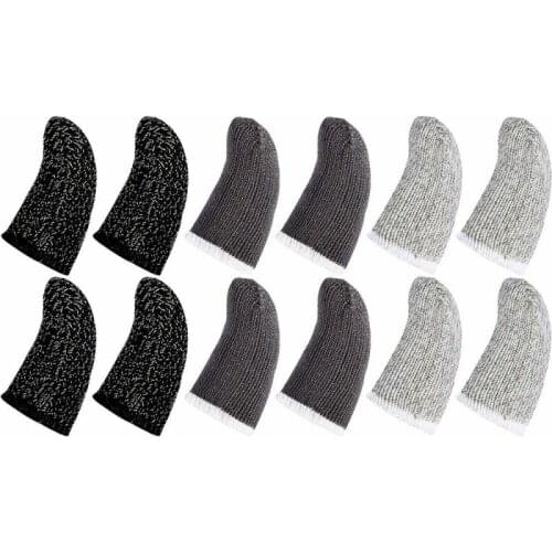 New Finger Cover Game Controller For PUBG 20pcs Sweat Proof Sensitive Non-Scratch Touch Screen Gaming Finger Thumb Sleeve Glove