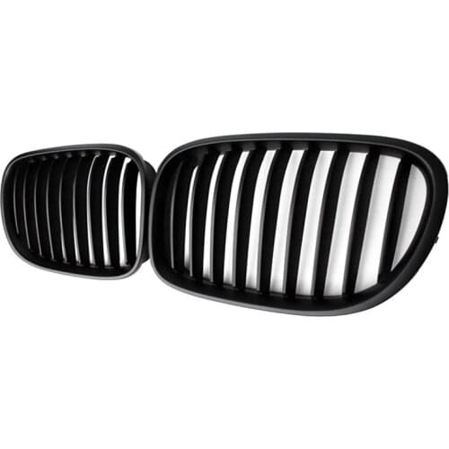 Glossy Black Car Front Bumper Kidney Grille Grill For-BMW 7-Series F01 F02 740I 745I 750I 2009-2015