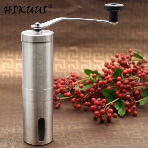 HIKUUI 1PCS 30g/40g Manual coffee grinder machine stainless steel grinder hand push coffee machine family kitchen tools