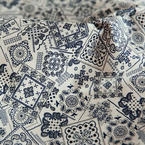 60S Cotton Poplin Fabric By The Meter Sew Clothes Shirt Dress Handmade DIY Material INS Hot Selling 2021 New Design Fabrics