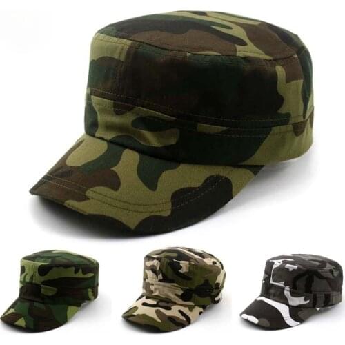 Summer Fashion Men Baseball Caps Tactical Army Camouflage Flat Cap Hats Women Mens Outdoor Visor Military training Camo