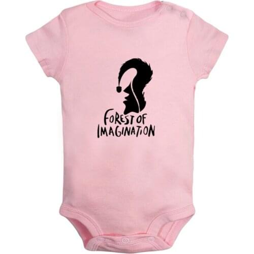 Forest of Imagination Cowgirl Horseshoe Mind Forest Newborn Baby Girl Boys Clothes Short Sleeve Romper Outfits 100% Cotton