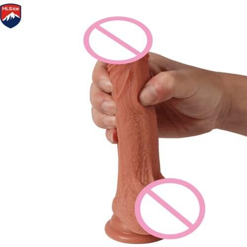 Mlsice Multispeed vibrator Big dildo Realistic Vibrator Adult Toys and clitoris Stimulator dildos for women Anal Vibrators thrus