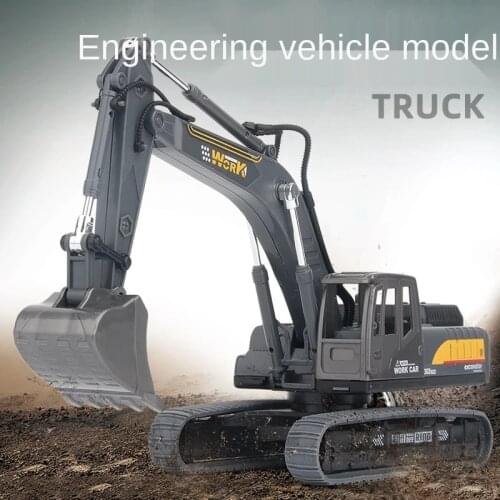 Simulation Excavator Model Toy Engineer Toy Car Childrens Educational Toys Interest Culture Simulation Orifice Excavator