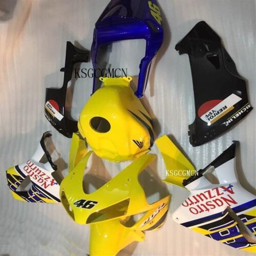 Motorcycle Fairing Bodywork Panel Kit Set Fit For Honda CBR600RR F5 2003-2004 Yellow/white/black Fairings CBR600RR F5 03 04