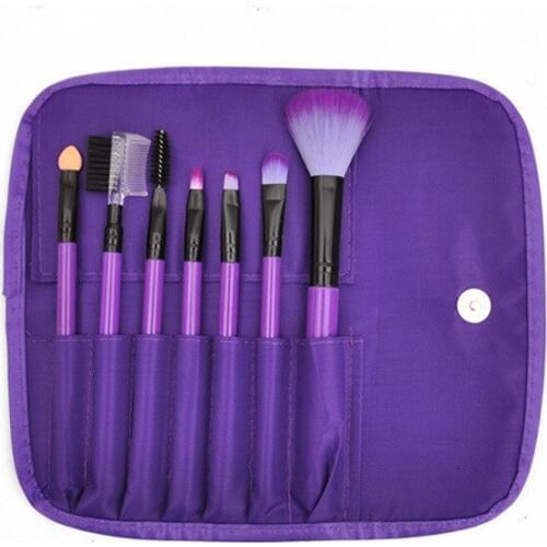 Ange Aile 7 Pcs/Set Professional Makeup Brush Set Tools Make-up Toiletry Kit Wool Brand Make Up Brush Set Case