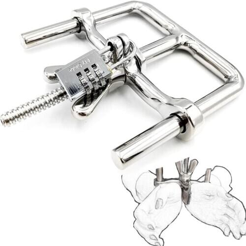 Stainless Steel Handcuffs With Password Padlock Adult Games Hand Cuffs Bondage Restraints Couples BDSM Sex Toys For Men Women