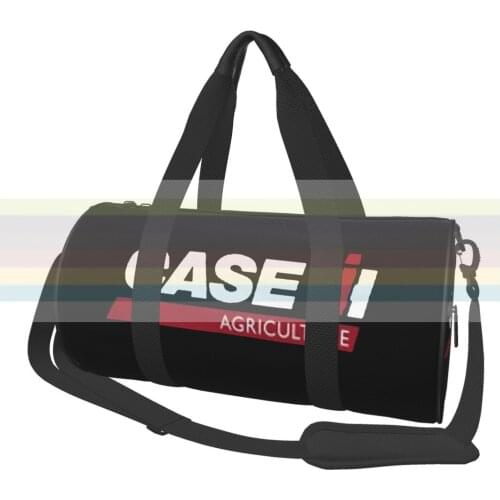 New Case IH Tractor Agriculture Logo universal travel sports fitness shoulder bag. Nylon portable outdoor sports bag