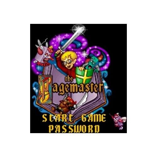 Pagemaster NTSC Version 16 Bit 46 Pin Big Gray Game Card For USA Game Players