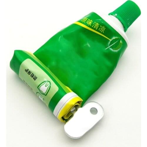 Semicircular Metal Manual Toothpaste Squeezer Stainless Steel Dispenser Tube Squeezer Hand Cream Tube Key Set Practical Gadget