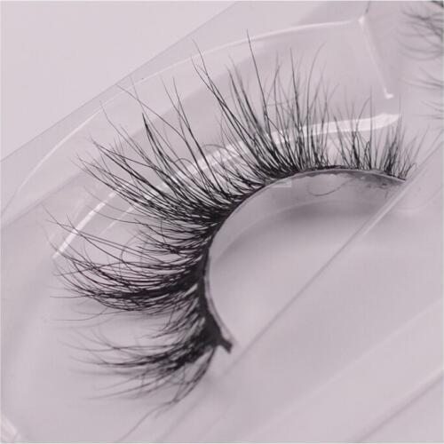 1 pair 3d stereoscopic mink eyelash Eyelashes Full Strip False eye Lashes hand made extension long style makeup accessories