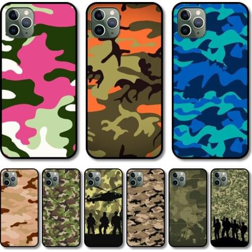 All kinds of camouflage Phone Case cover For iphone 12 pro max 11 8 7 6 s XR PLUS X XS SE 2020 mini black cell shell