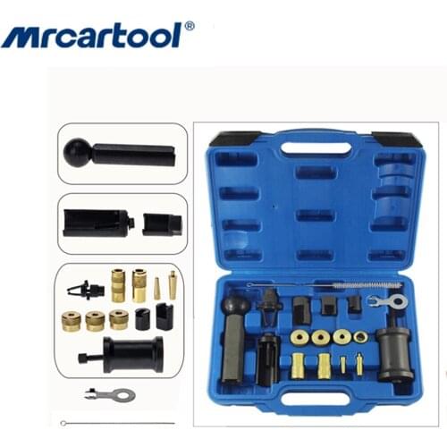18Pcs Injector Puller Removal Installer Tool Set Compatible For VAG VW Car Repair Garage Installer Tools Kit