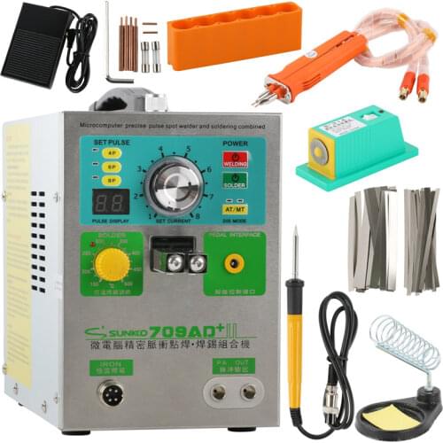18650 Battery Spot Welding Machine 4 In 1 Fixed Pulse + Moving Pulse Spot Welding Induction Automatic Pulse Spot Welding Iron
