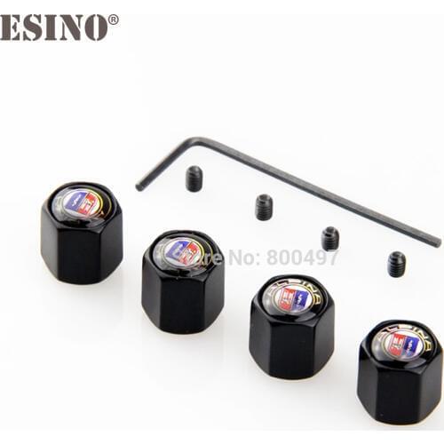 40 x Car Styling Anti-theft Stainless Wheel Tire Valve Stems Caps Car Wheel Tire Stem Air Valve Caps For Alpina B7 B6 D4 D5