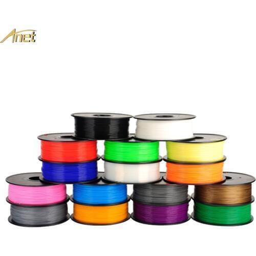 5PCS Mixed Color Anet PLA Filament 3D Printer Filament PLA 1.75mm 1kg/spool for MakerBot/RepRap/kossel/Createbot