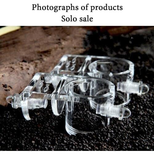 Acrylic Water Pipe Fixed clip Aquarium Acrylic Filtration Hose Mount Holder Water pipe Clips Filter Hose Mount Fix Clip