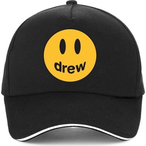 New cotton smiley drew baseball cap unisex street trend hip hop hat Womens baseball cap cap for men