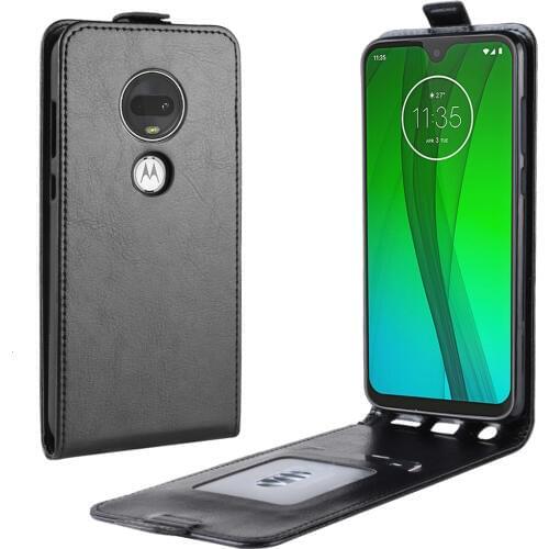 Phone Case For Motorola G7 Plus Flip PU Leather Back Cover Silicone Case For MOTO G7plus Wallet Smartphone Bag Coque Funda Case