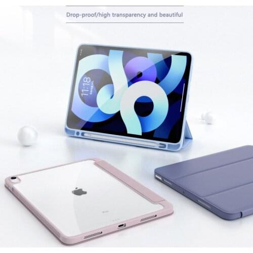 2021 Pen slot Case for iPad Pro 11 M1 chip air 4 3 mini 5 cover 10.9 10.5 10.2 9.7 inch 6th 7th 8th generation 2019 2020 shell