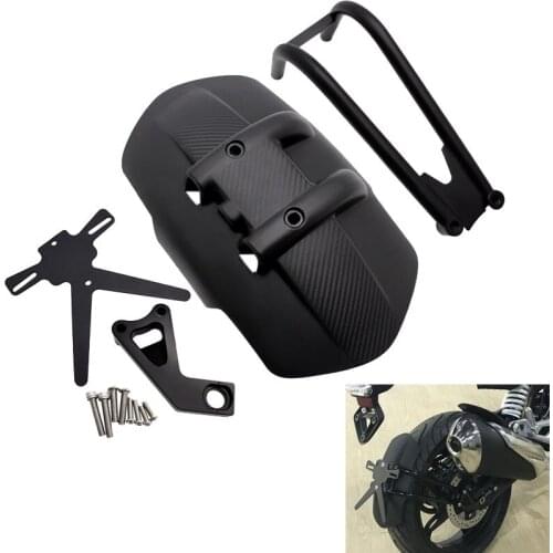 Black Motorcycle Rear Fender Mudguard Guard Cover For 2017-2018 BMW G310GS G310R