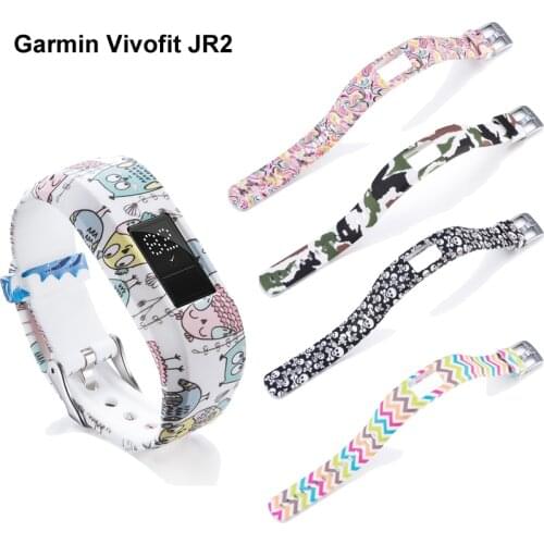 Kids Soft Bracelet Band Strap For Garmin Vivofit JR2 JR Vivofit3 Sport Watch Band Replacement Silicone Wrist Watch Accessorie