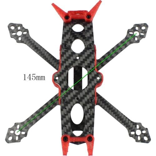 DIY 145mm Wheelbase Carbon Fiber Rack Plate Frame Kit for Ti145 3inch FPV Drone Quadcopter