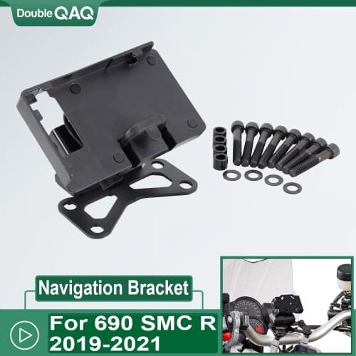 For 690 SMC R 2019-2021 Motorcycle Navigation Bracket Mobile Phone GPS Plate Bracket Support Phone Holder