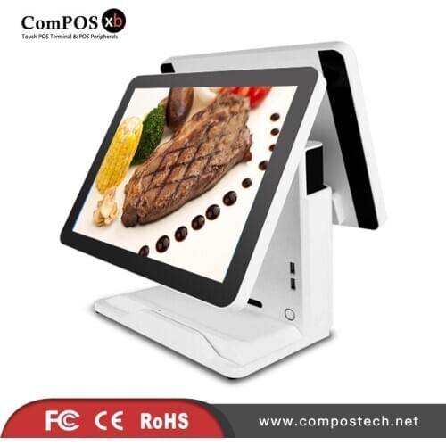 Computer Window dual screen pos terminal pos hardware high quality pos machine pos system retail cash register