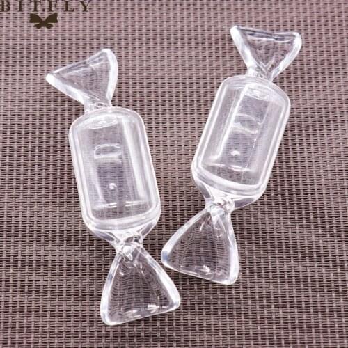 10 pcs/Set Candy Box Wedding party Favor Gift Box Transparent Boxes Baby shower Birthday Party Decoration Plastic Storage box