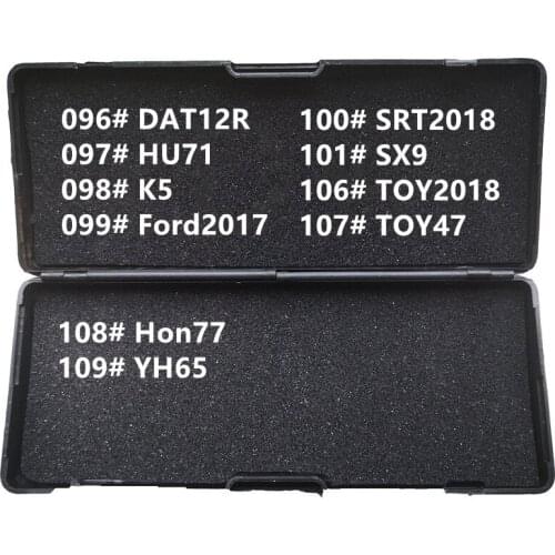 LiShi 2 in 1 2in1 DAT12R HU71 K5 Ford2017 kia2018 SX9 TOY2018 TOY47 HON77 YH65 ISU5 ign HU134 NSN14R Locksmith Tools