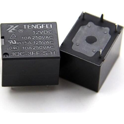 9v12v miniature relay 4-pin normally open 10a T73 electromagnetic relay JQC-3F