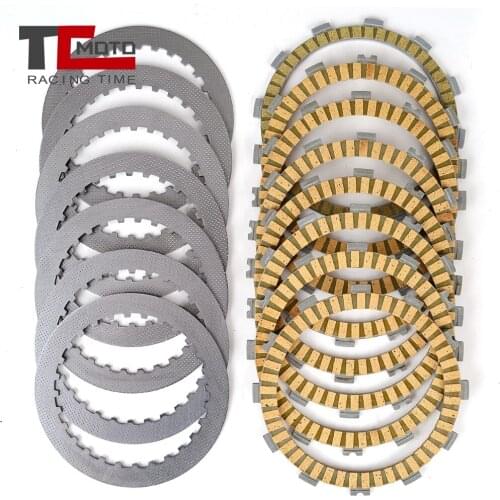 Clutch Kit Steel Friction Plates fit for Honda TRX450 Sportrax 450R 2004-2014 22201-HP1-670 22201-MEB-670 22321-KZ3-690