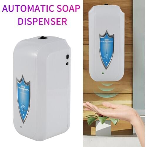 Wall Mounted Automatic Soap Dispenser Touchless Liquid Soap Dispenser Sensor Induction Foaming Hand Washing Device 1200ML