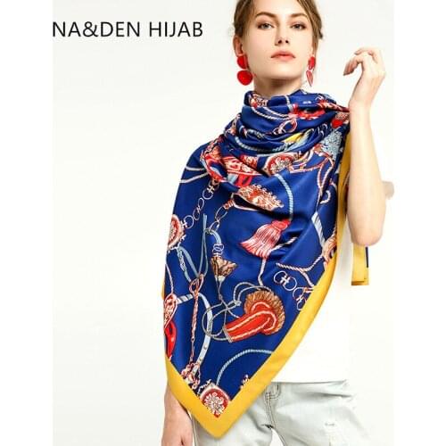 Solid shalws Hi-Q lady wraps Islamic bandana Chain belts scarf Muslim hijab Viscose Geometric scarves Long muffler 10 pcs/lot