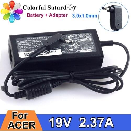 Original For ACER N16C4 N15Q1 N17w6 N17W7 n17w2 N15Q8 n15p6 SF314-54 A13-045N2A Power Supply Adapter 19V 2.37A 45W PA-1450-26