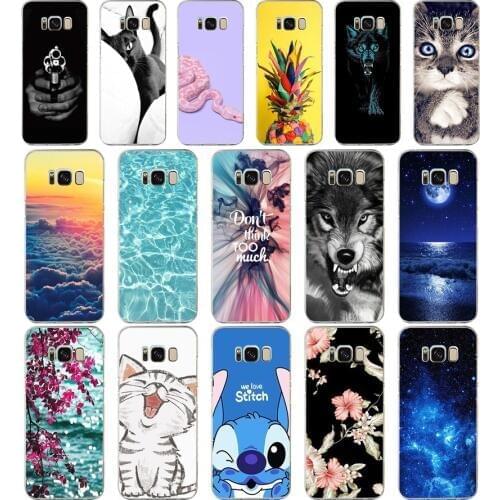 P Silicon phone Case For Samsung Galaxy S8 Cases Cover For Samsung S8 plus Phone shell new design full 360 protective