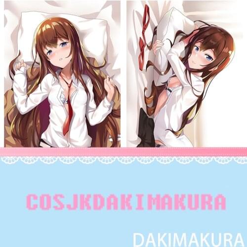 Steins Gate Amane Suzuha Makise Kurisu Anime Game Dakimakura Sexy Girls Body Hugging Pillowcase Cover Pillow Cushion Case Gift