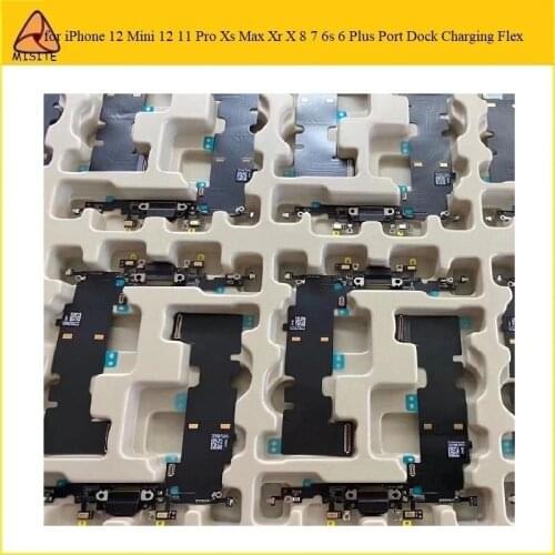 10Pcs USB Charging Dock Charger Socket Port Jack Plug Connector Flex Cable For iPhone 8Plus headphone Audio Jack for iPhone 7