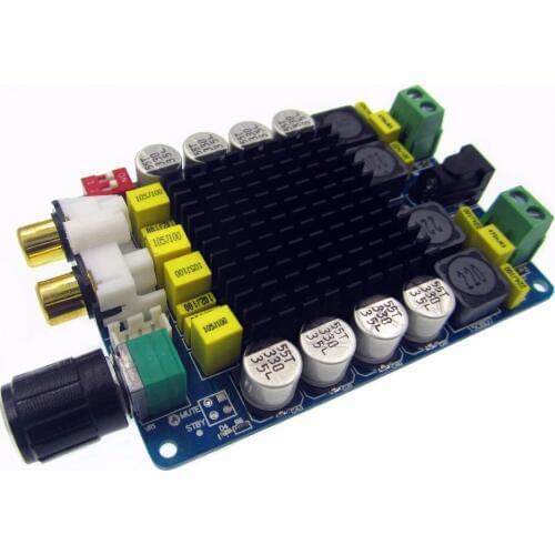 12V 24V TDA7498 Class D 2X100W Dual Channel Audio Stereo Digital Amplifier Board