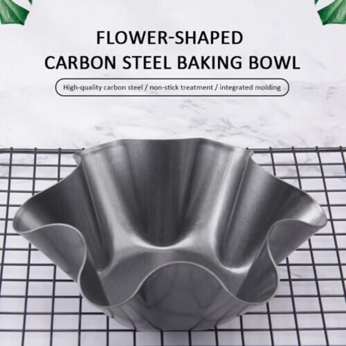 2pcs Tortilla Bowl Molds Nonstick Tortilla Pan Set Thicken Steel Salad Bowl Bake Molds for Kitchen DIY Bakiing Tools