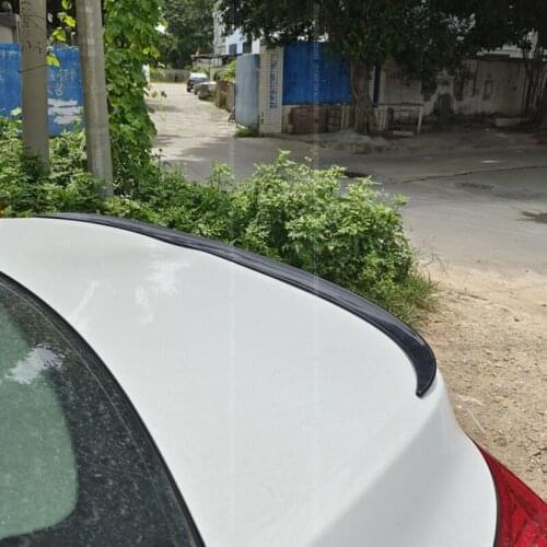 CEYUSOT For Spoiler Accessories OLD Chevrolet Malibu PU Material Car Trunk Black Rear Lip Wing Tail V STYLE 2012 2013 2014 2015