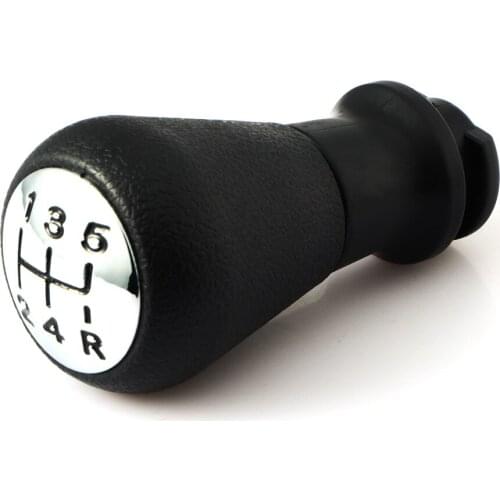 5 Speed Manual Shift Lever Shift Knob Boot Case For Peugeot 106 206 306 406 107 Speed Shift Knob Car Accessories Chrome Abs