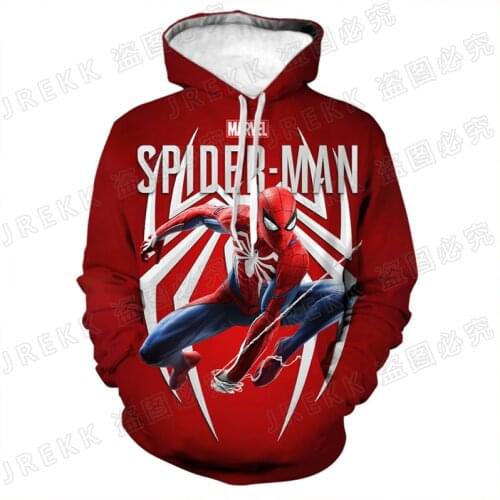 Spider-Man 3D Print Men Women Children Pullover Spiderman Hoodies Fashion Long Sleeve Boy Girl Kids Sweatshirts Cool Coat